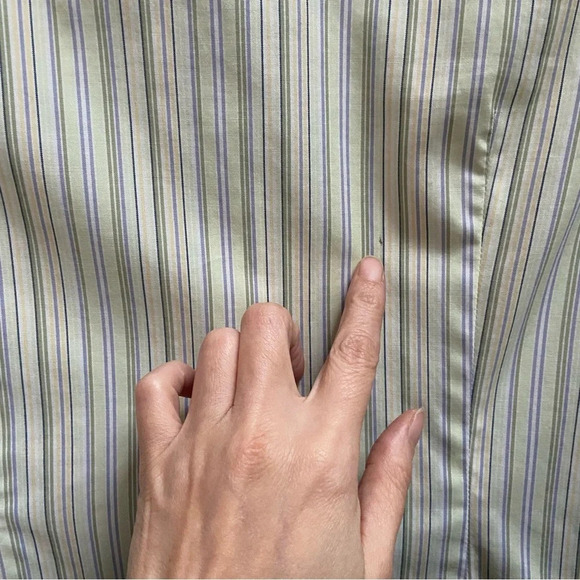 Eddie Bauer  long sleeve cotton button blouse sz M - Picture 9 of 13